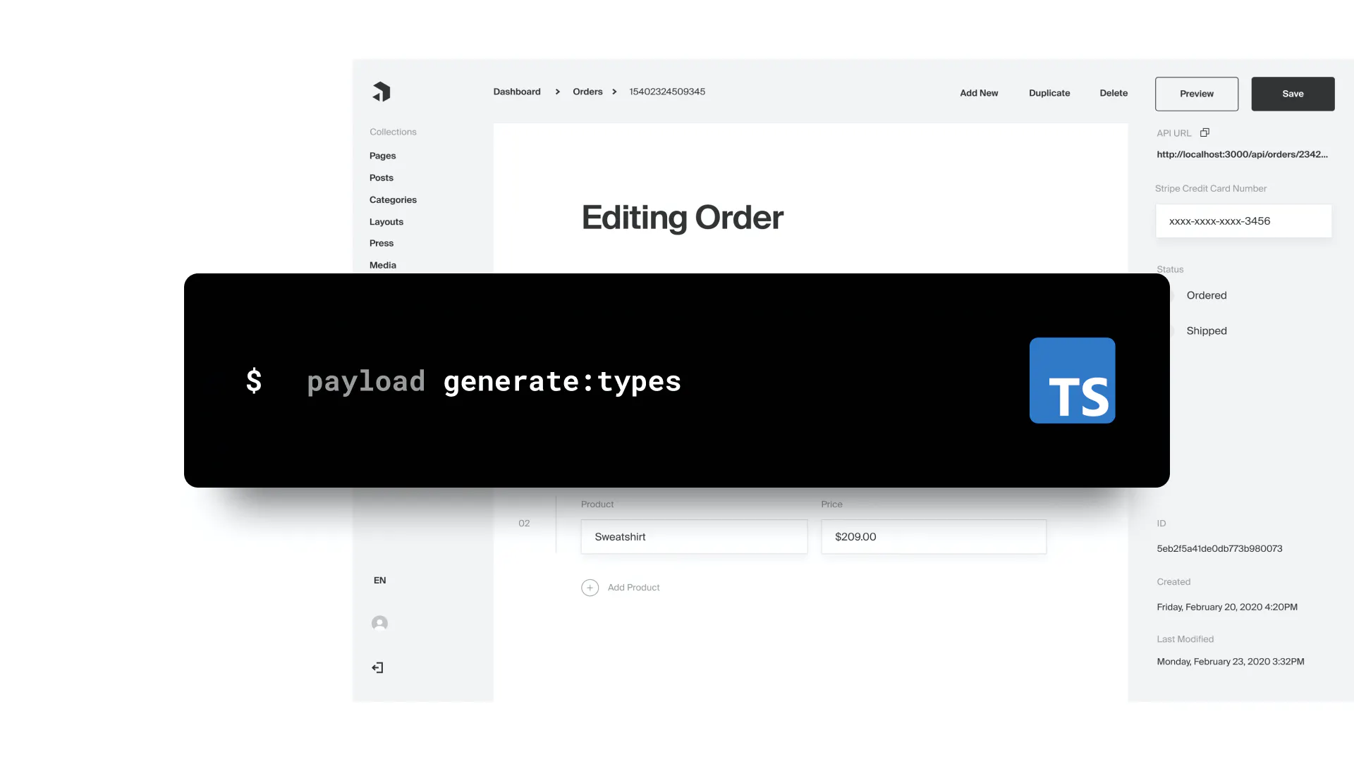 New Feature - Auto-generate TypeScript Interfaces