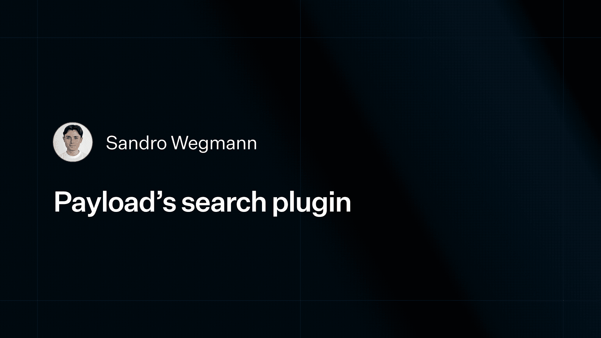 Payload's search plugin