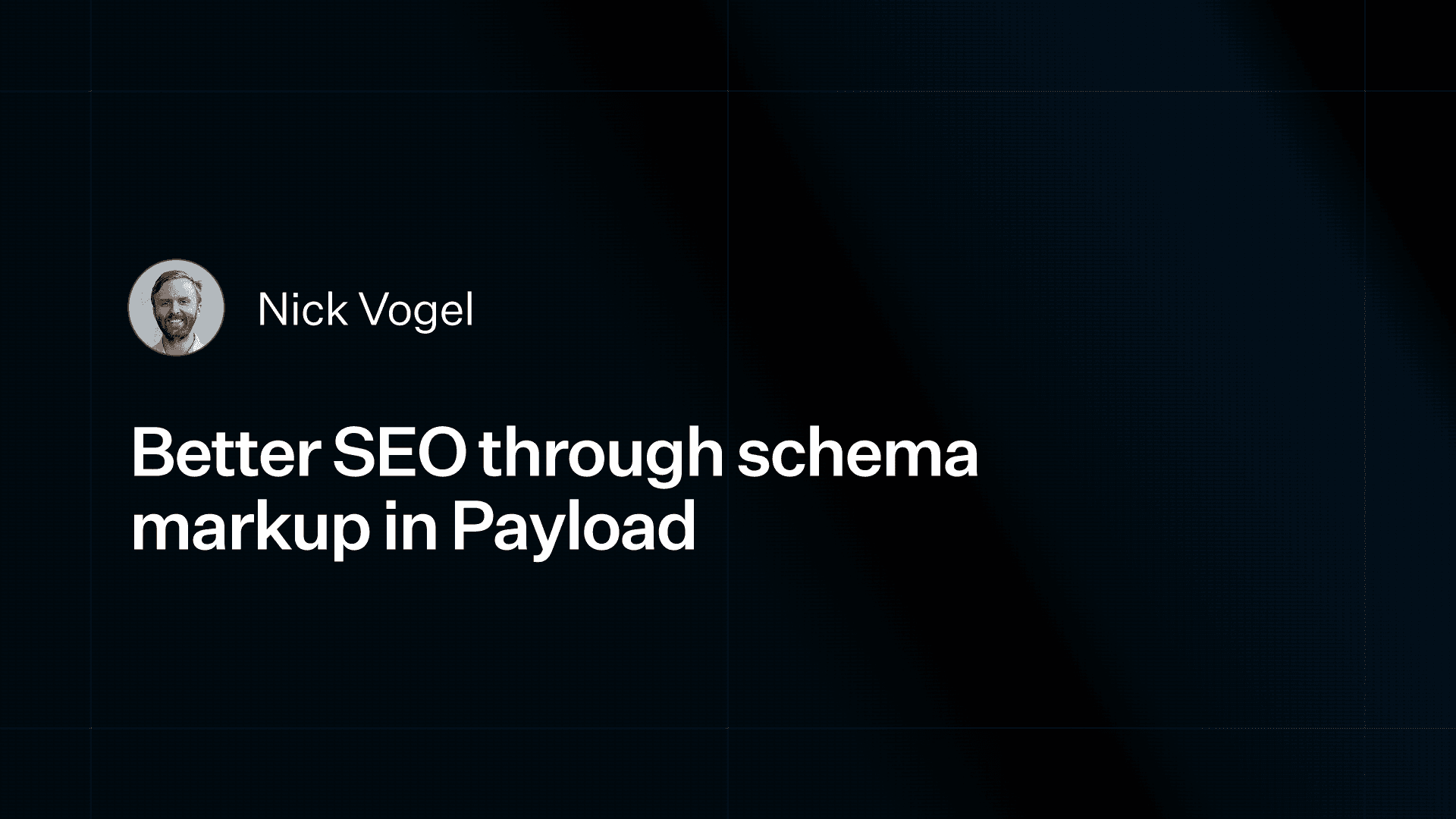 Next.js and SEO: How to add schema markup to Payload