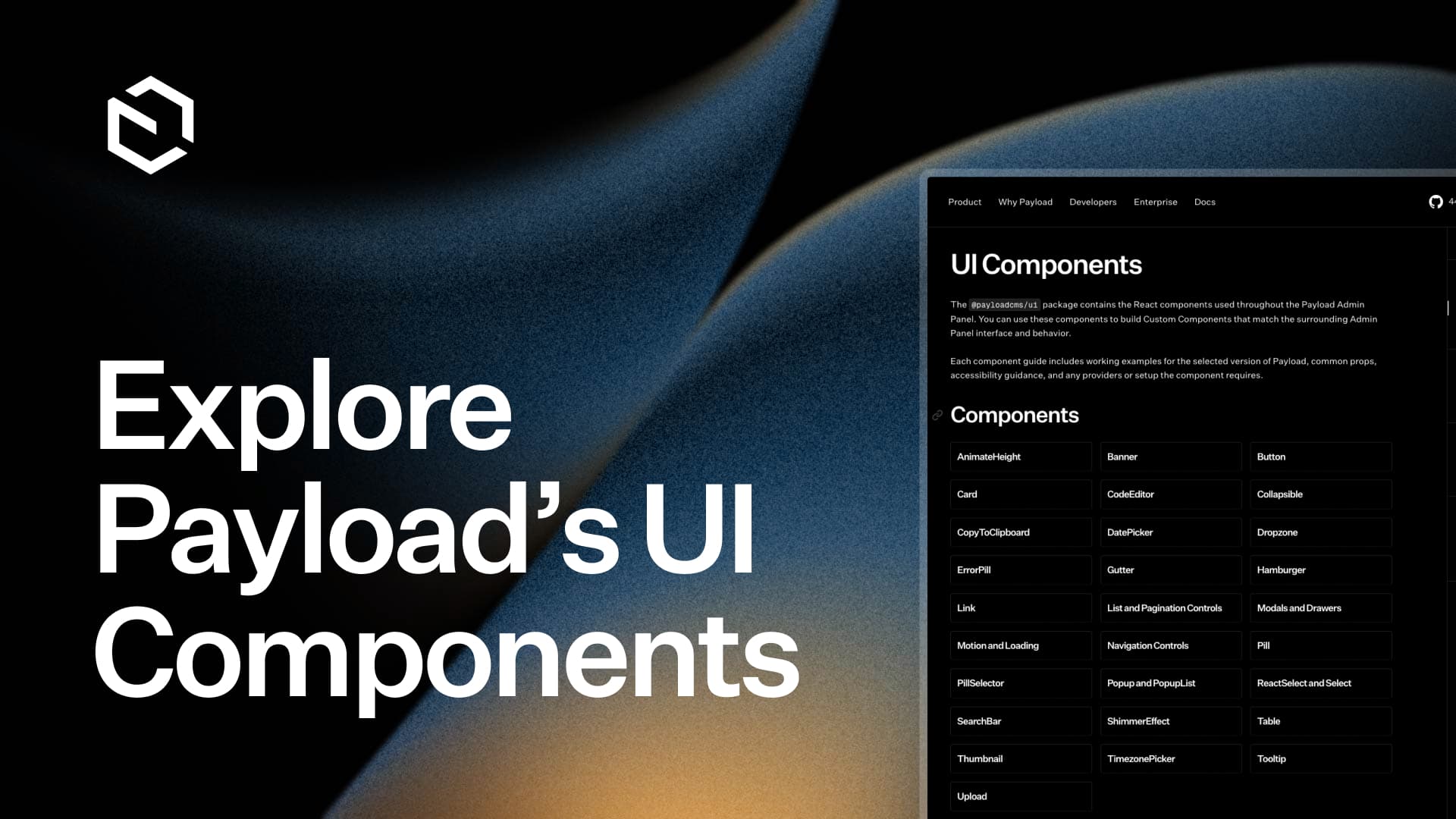 Payload UI Components Blog Post 