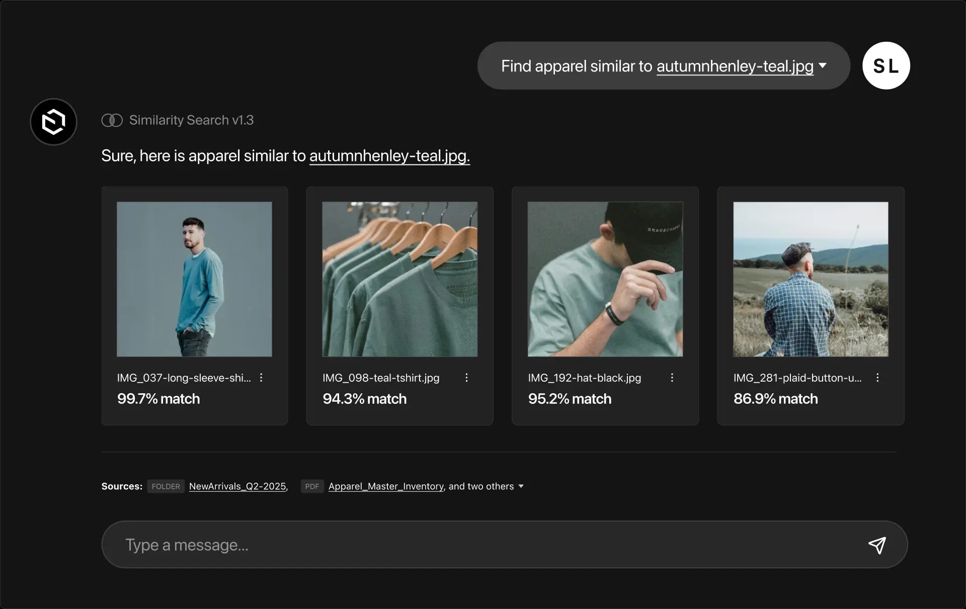 ai chatbot similarity search
