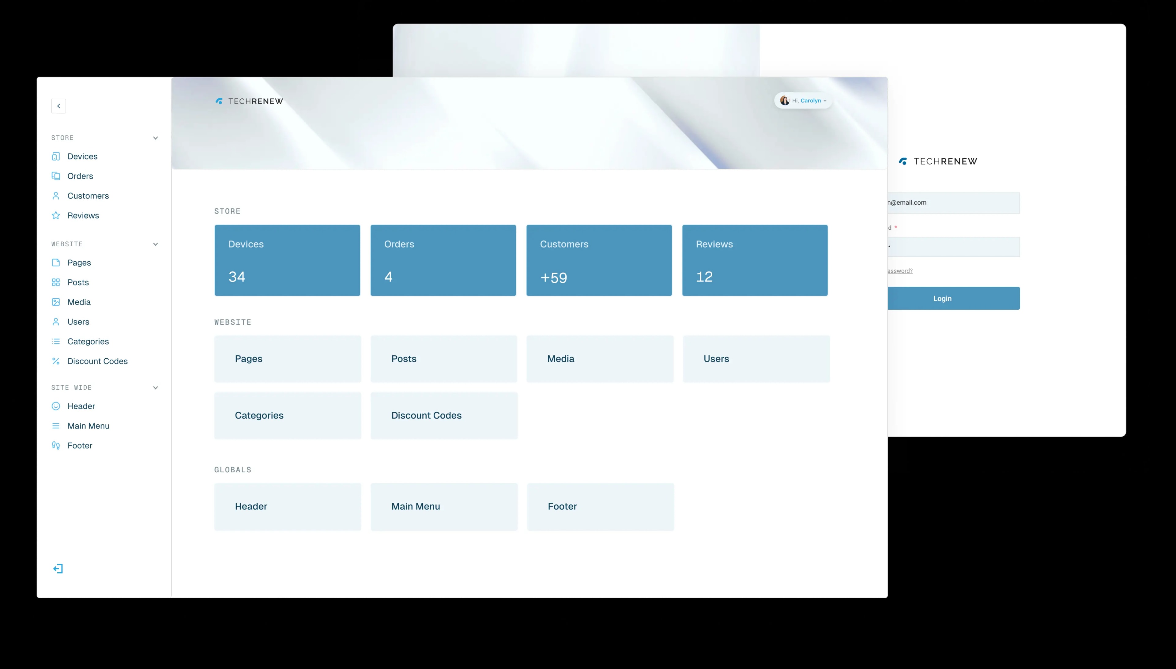 customize your admin dashboard