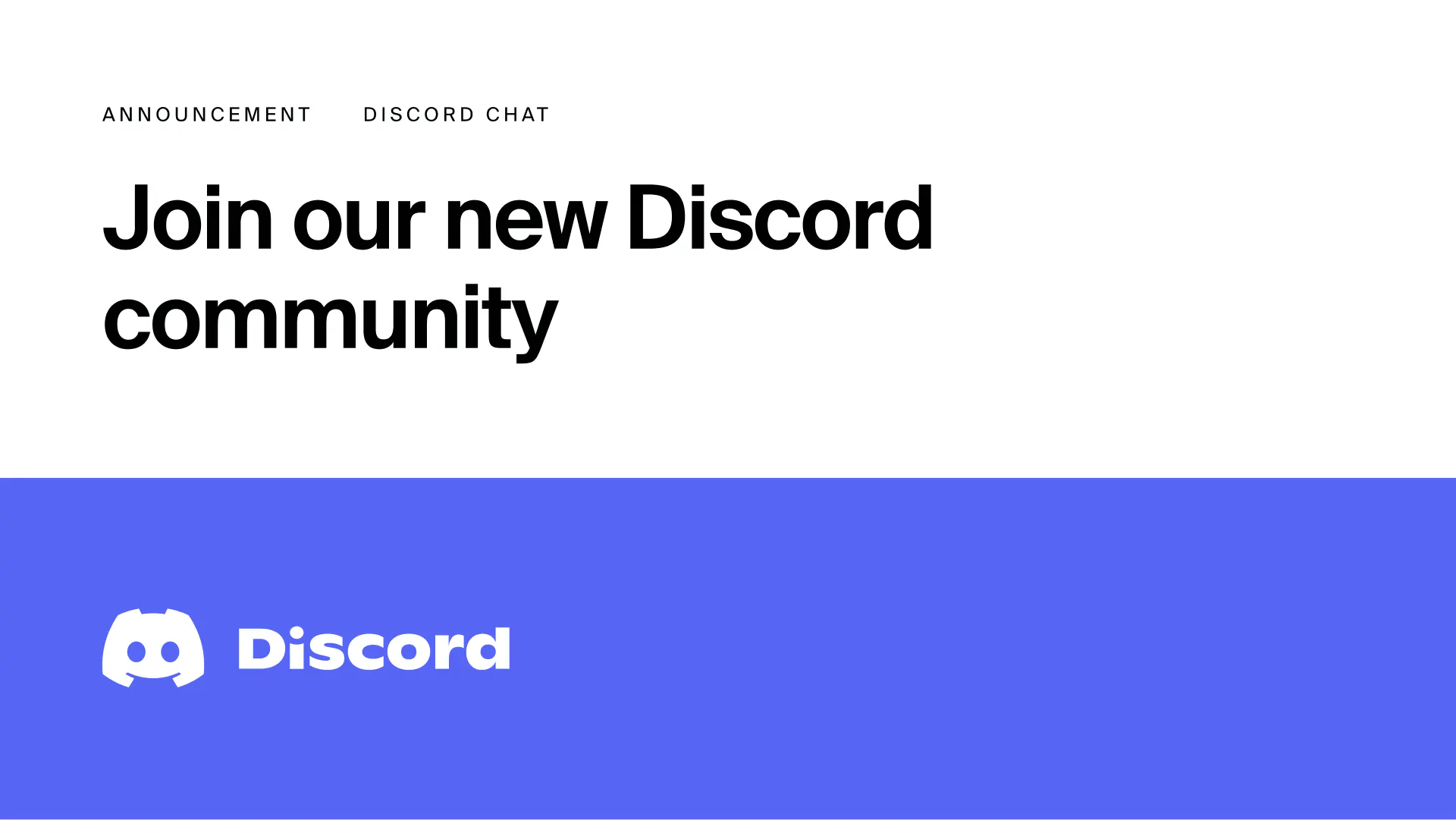 Public Discord Server