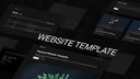 Website Template features and ui