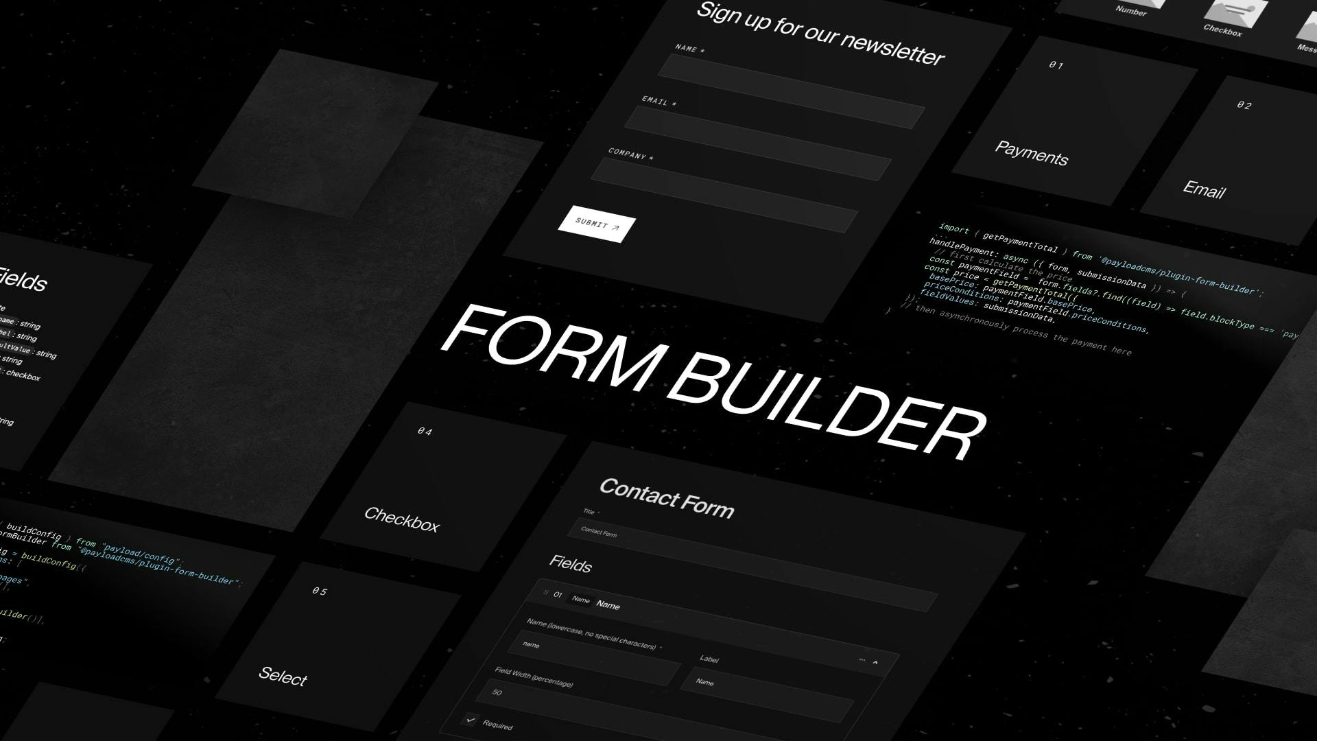 Payload Form Builder Plugin