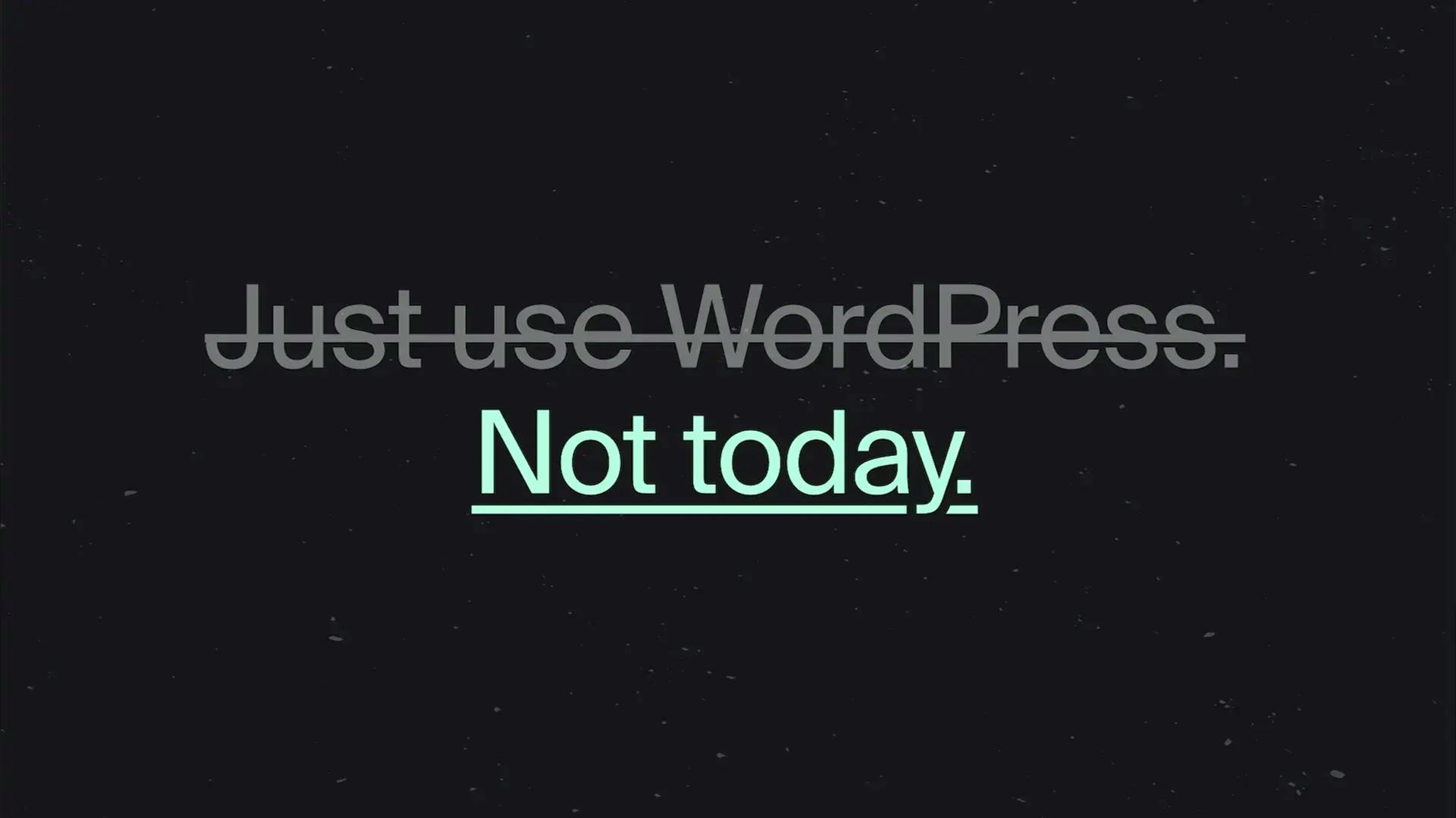 It's 2022 - time to stop using headless WordPress and ACF