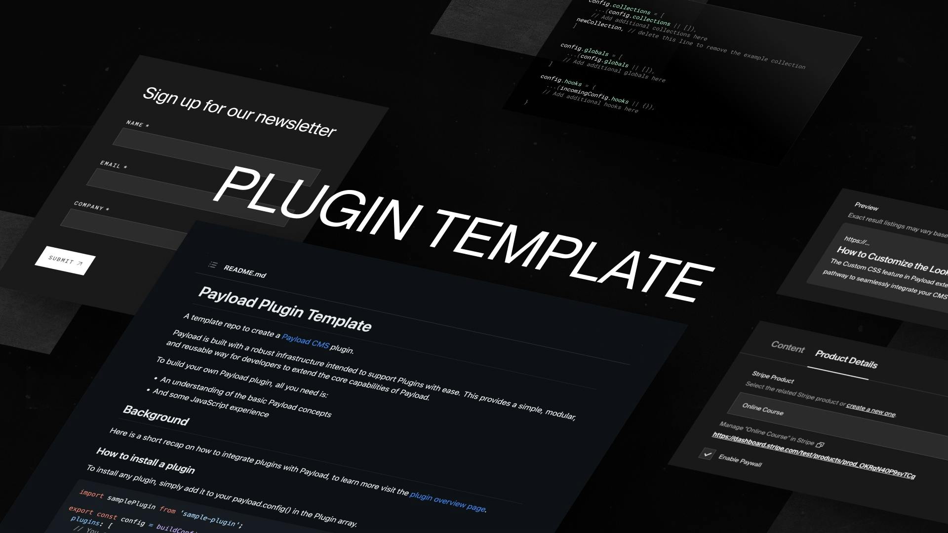 New Payload Plugin Template