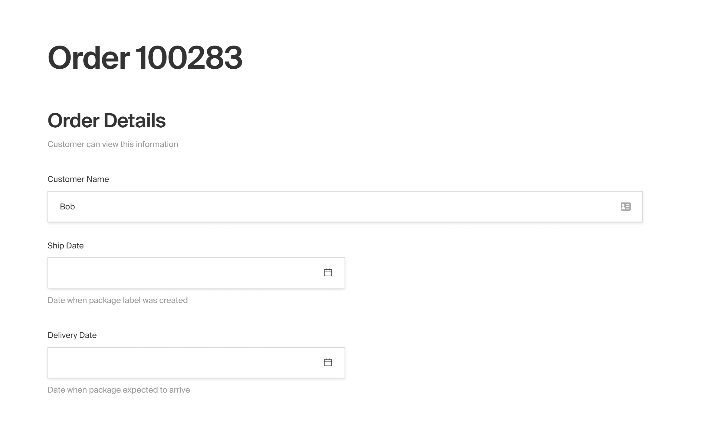 Payload CMS Field Description Screenshot
